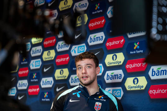 Colin Rösler of the Norwegian national football team
