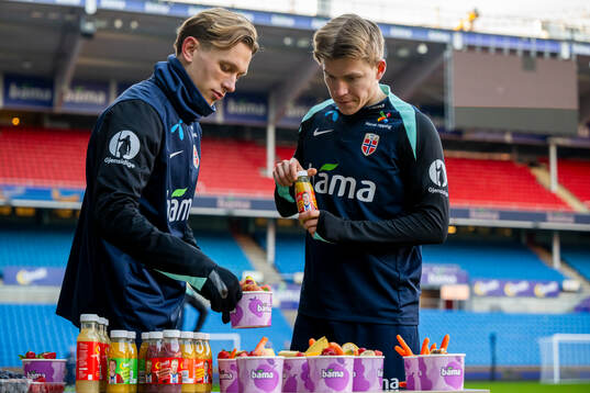 Marcus Holmgren Pedersen and Jens Petter Hauge of the