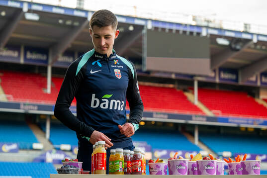 Lasse Berg Johnsen of the Norwegian national football team