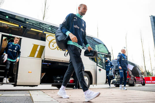 Goalkeeper Viljar Myhra of the Norwegian national football