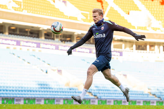 Sondre Langås of the Norwegian national football team