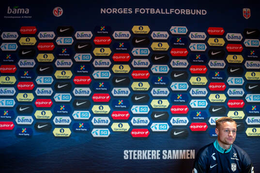 Stian Gregersen of the Norwegian national football team