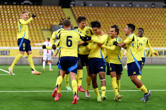 Noel Sernelius of Sweden celebrates