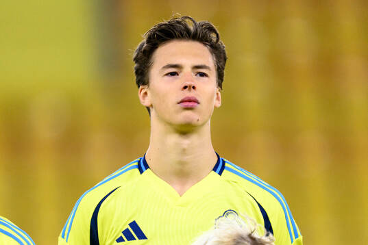 John Mellberg of Sweden at lineup