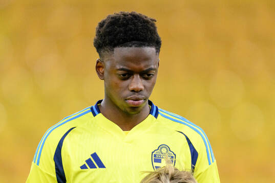 Alieu Atlee Manneh of Sweden at lineup