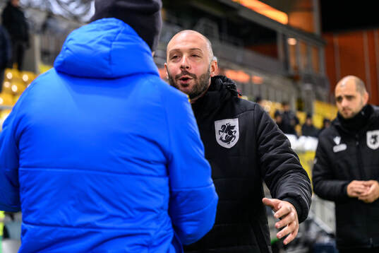 Head coach Lasha Pirtskhalaishvili of Georgia