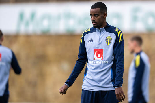 Alexander Isak of the Swedish men's football national team