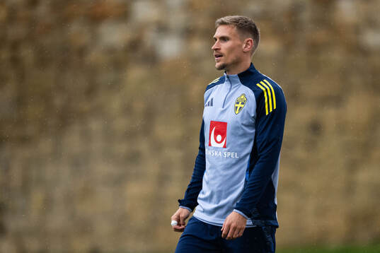 Carl Starfelt of the Swedish men's football national team