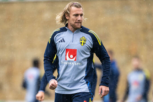 Emil Forsberg of the Swedish men's football national team