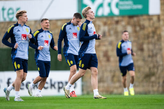 Daniel Svensson and Lucas Bergvall of the Swedish men's