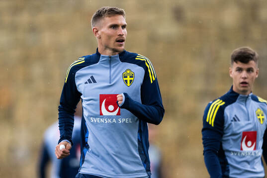 Carl Starfelt of the Swedish men's football national team