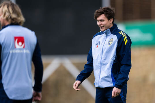 Victor Nilsson Lindelöf of the Swedish men's football