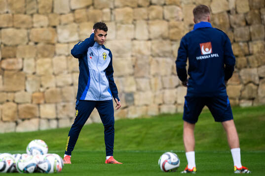 Yasin Ayari of the Swedish men's football national team at