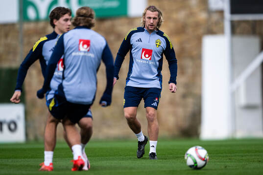 Emil Forsberg of the Swedish men's football national team