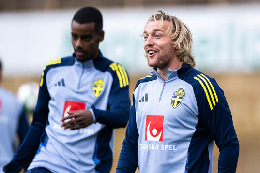 Emil Forsberg of the Swedish men's football national team