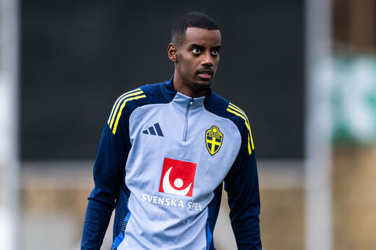 Alexander Isak of the Swedish men's football national team