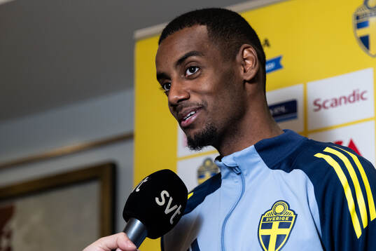 Alexander Isak of the Swedish men's football national team