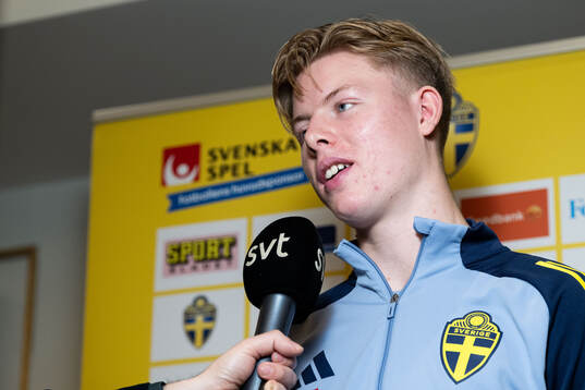 Nils Zätterström of the Swedish men's football national