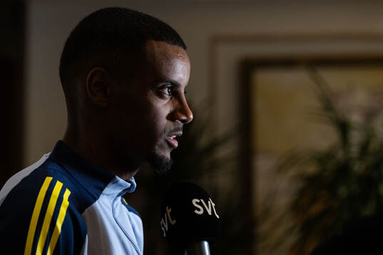 Alexander Isak of the Swedish men's football national team