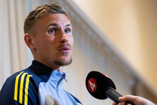Carl Starfelt of the Swedish men's football national team