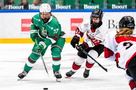 Rögles Sibelle Eriksson och Malmö Redhawks Agnes