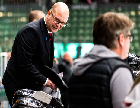 Malmö Redhawks tränare Henrik Palm