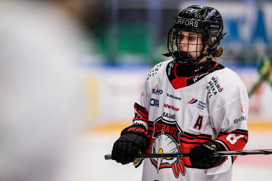 Malmö Redhawks Hilda Törner deppar