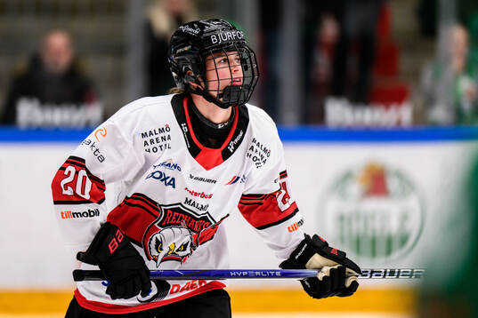 Malmö Redhawks Silke Glud jublar