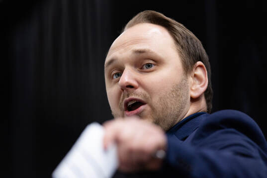 HV71s assisterande tränare Alexander Hanning
