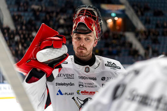 Nybro Vikings målvakt Tex Williamsson
