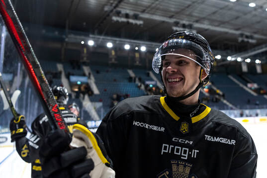 AIKs Albert Sjöberg jublar