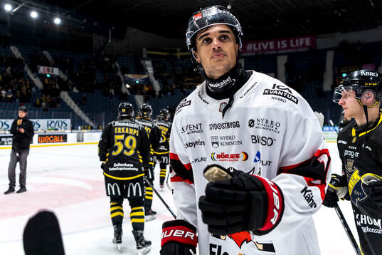 Nybro Vikings Hugo Gabrielson deppar