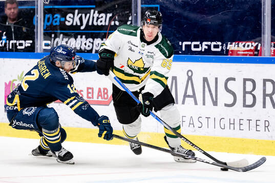 Södertäljes Viktor Liljegren och Östersunds Oliver Fatul