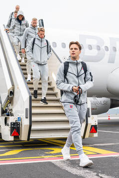 Felix Horn Myhre of the Norwegian national football team