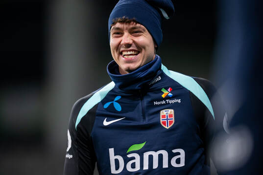 Jørgen Strand Larsen of the Norwegian national football