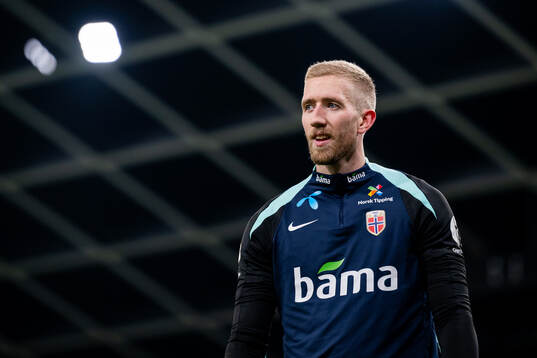Goalkeeper Egil Selvik of the Norwegian national football