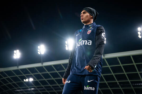 Antonio Nusa of the Norwegian national football team