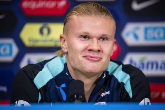 Erling Braut Haaland of the Norwegian national football team