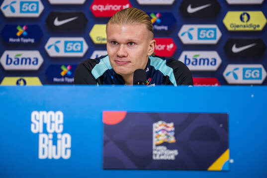 Erling Braut Haaland of the Norwegian national football team