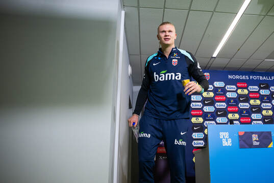 Erling Braut Haaland of the Norwegian national football team