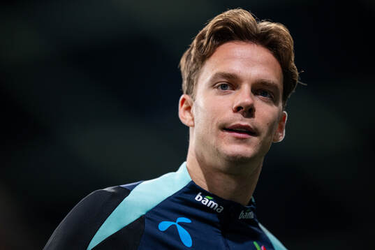 Felix Horn Myhre of the Norwegian national football team