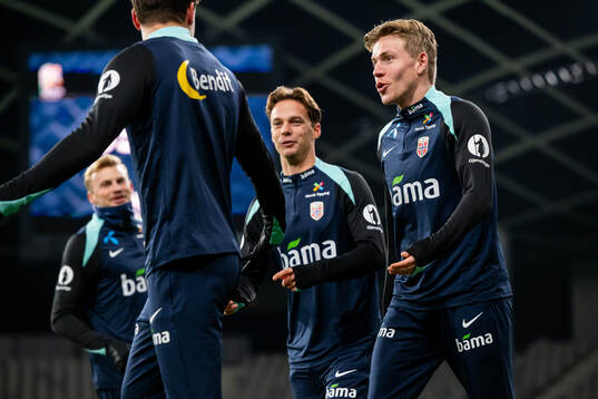 Jens Petter Hauge of the Norwegian national football team