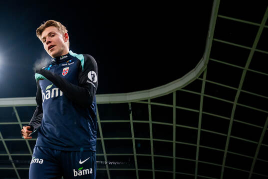 Jens Petter Hauge of the Norwegian national football team