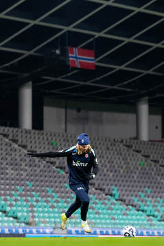 Erling Braut Haaland of the Norwegian national football team