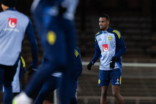 Alexander Isak of the Swedish men’s national football team