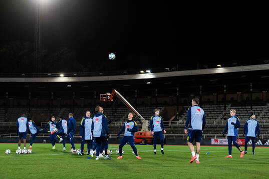 Players of the Swedish men’s national football team