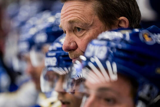 Leksands tränare Charles Berglund