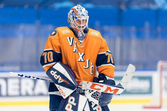 Växjös målvakt Adam Åhman