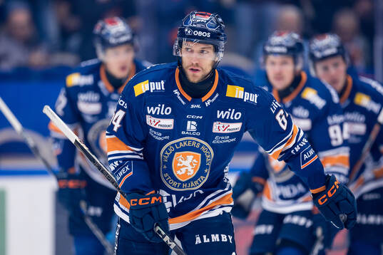 Växjös Eric Martinsson jublar