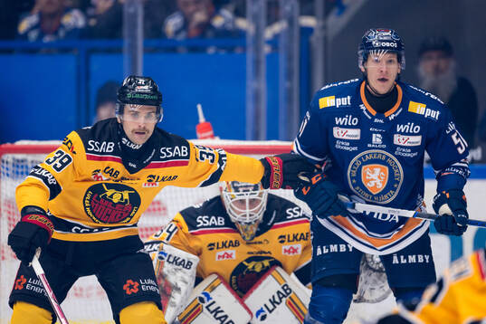 Luleås Pontus Själin och Växjös Emil Sylvegård